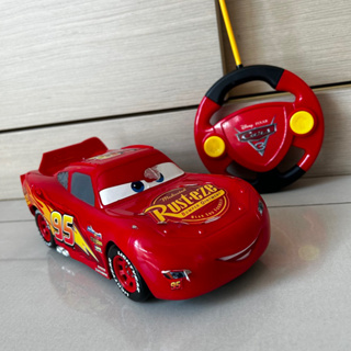 (損壞品) 遙控車 Cars Lightning McQueen remote control car 麥坤 道具 零件