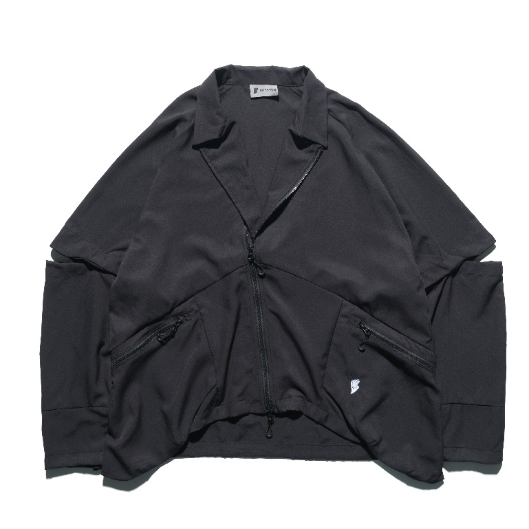 (Wings Select) OCTO GAMBOL Detachable Sleeves Blazer 黑色 外套