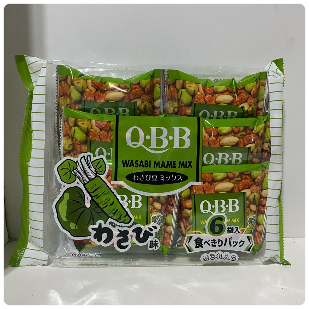 現貨👉日本 機上商務艙 QBB綜合豆菓子 6袋入芥茉口味