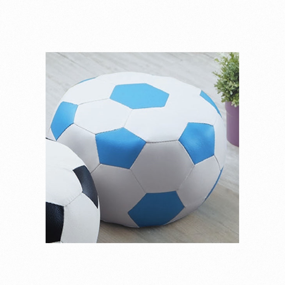 AS雅司-林尼藍色足球椅凳-34×34×23公分