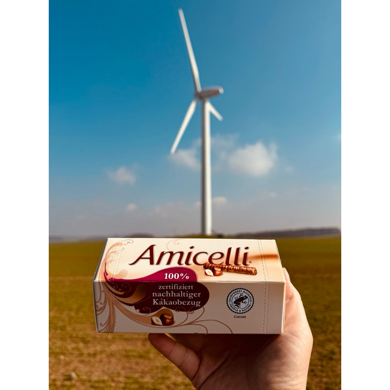 《🔥現貨 少量經典口味 熱騰騰到貨🔥》德國🇩🇪 Amicelli 酥脆奶油榛果威化棒巧克力 200g (16支）