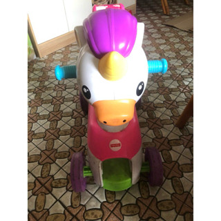 二手 費雪音樂獨角獸滑步車 音樂馬車
