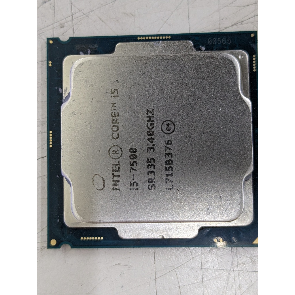 Intel Core i5-7500 3.4G/1151處理器 二手良品 無風扇