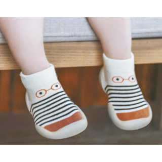 韓版0-3歲兒童鞋寶寶防滑膠底學步鞋襪