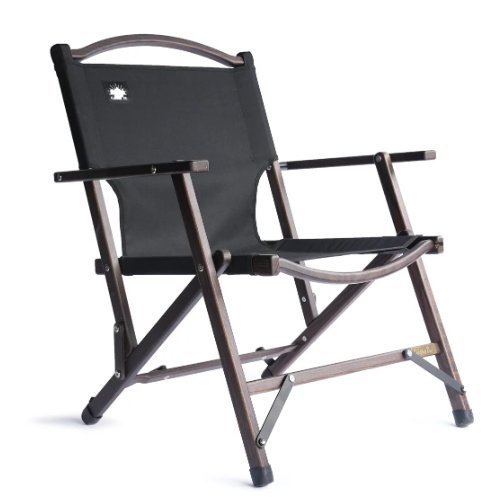 [近新品]CampingBar x cAmP33 聯名純手工實木可收納椅 黑 兩張合售 克米特 武椅 參考