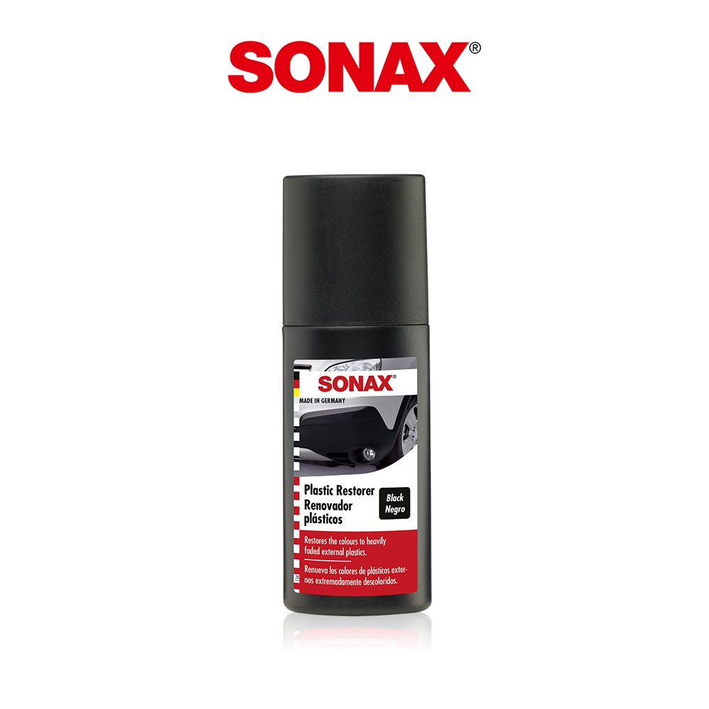 SONAX 塑料染黑膏100ml 塑料還原 保險桿黑漆 德國原裝 台灣總代理