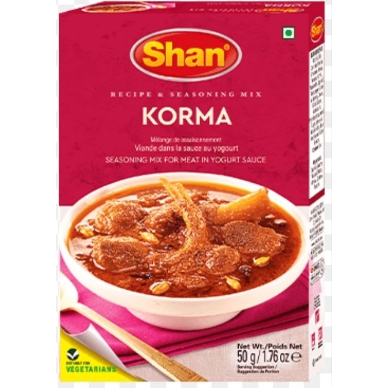 Shan 肉類優格用混合香料粉 Korma masala 50gm