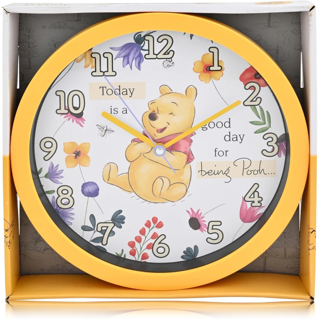 預購24cm👍正版空運👍美國迪士尼 Winnie The Pooh 掛鐘 壁鐘 小熊維尼 維尼 時鐘