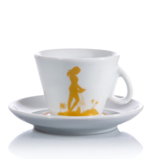 義大利金杯卡布奇諾咖啡杯組 金色
