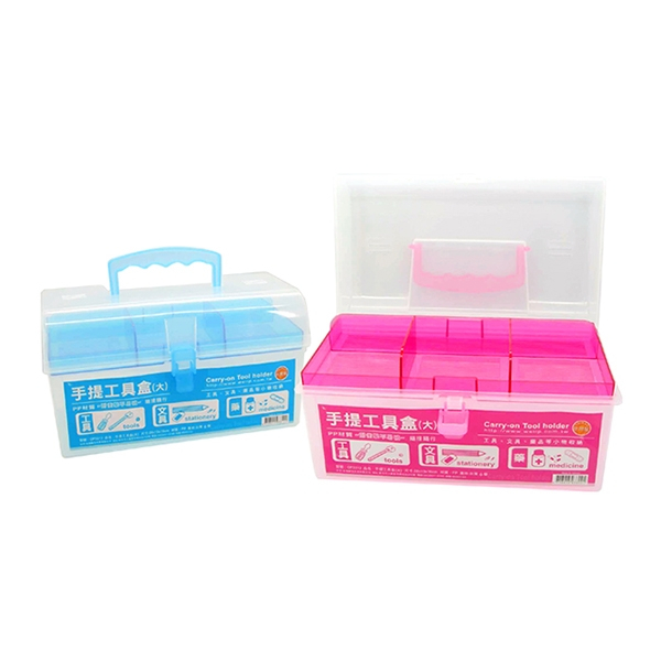 (含稅) WIP CP3312 手提 工具盒 (大) 收納箱 零件 收納盒 透明盒 塑膠盒 PP盒