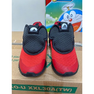 ADIDAS FORTARUN MICKEY AC I 二手童鞋 / 愛迪達 / 米奇 / 紅黑 / 運動鞋 14cm