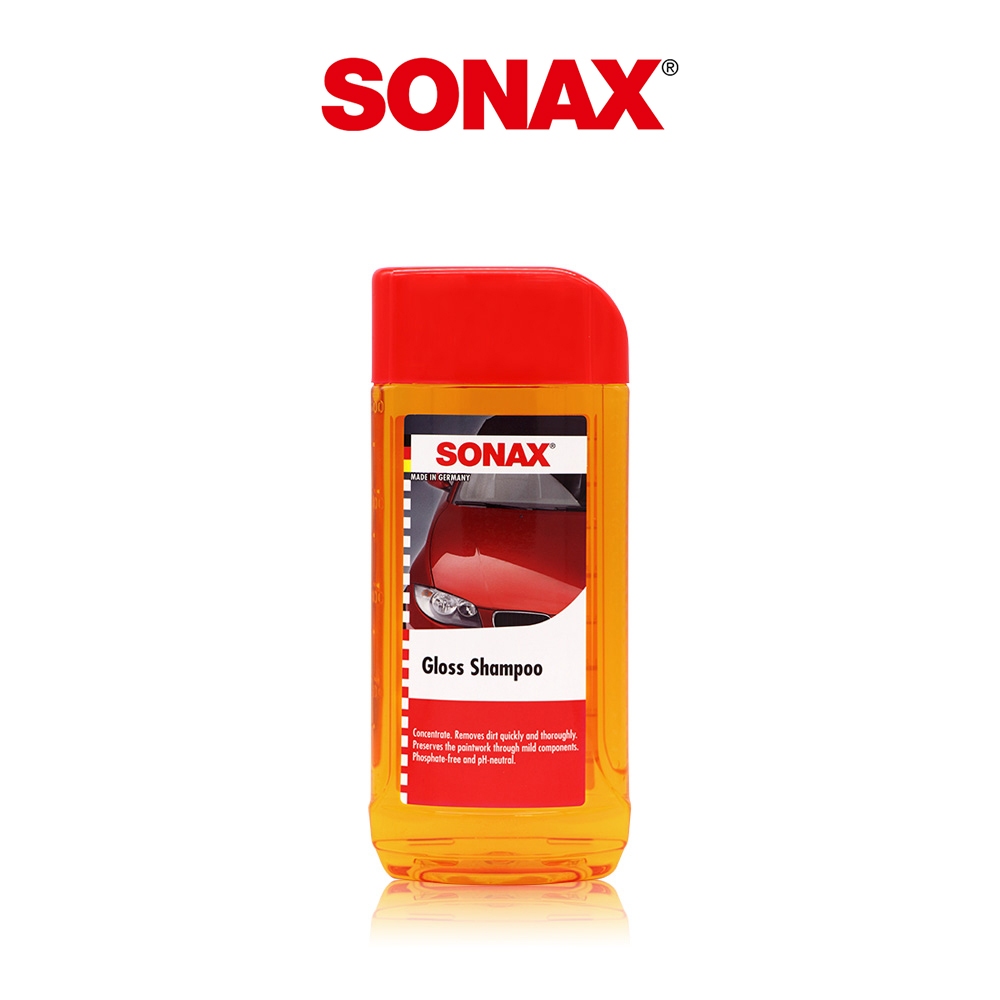 SONAX 超潤中性洗車精500ml DIY必備  高濃縮特性中性無磷 100倍濃縮 不傷烤漆 鍍膜  ( 0元加購 )