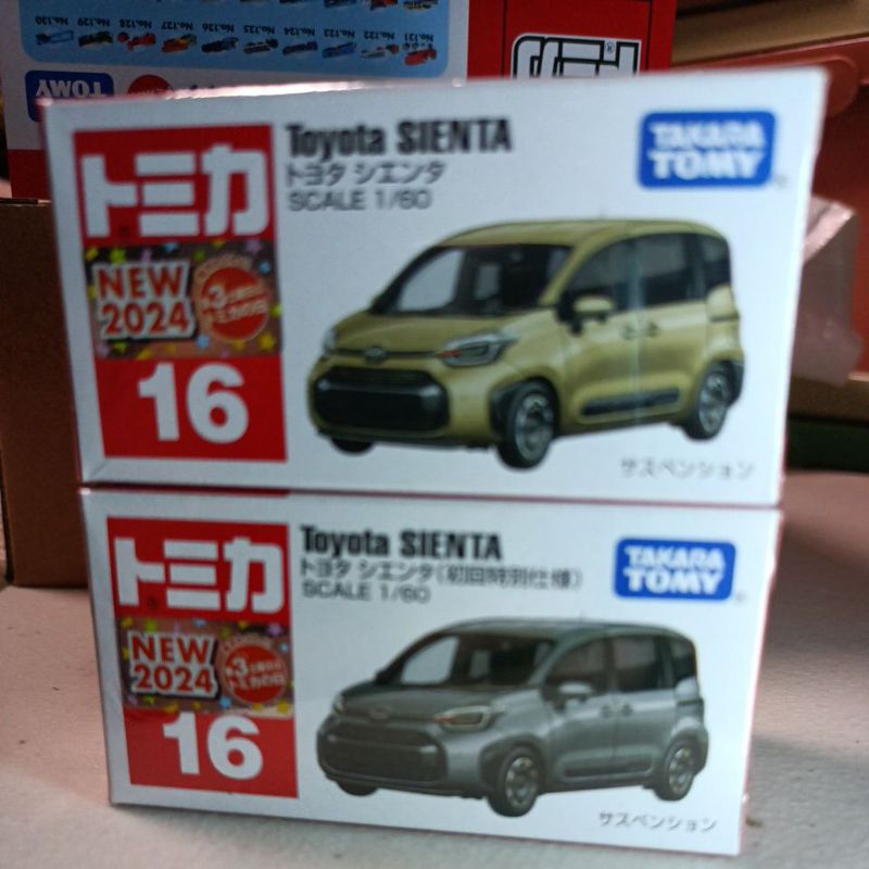 日版 現貨Tomica 多美小汽車 NO.16 豐田 Toyota SIENTA 一般+初回