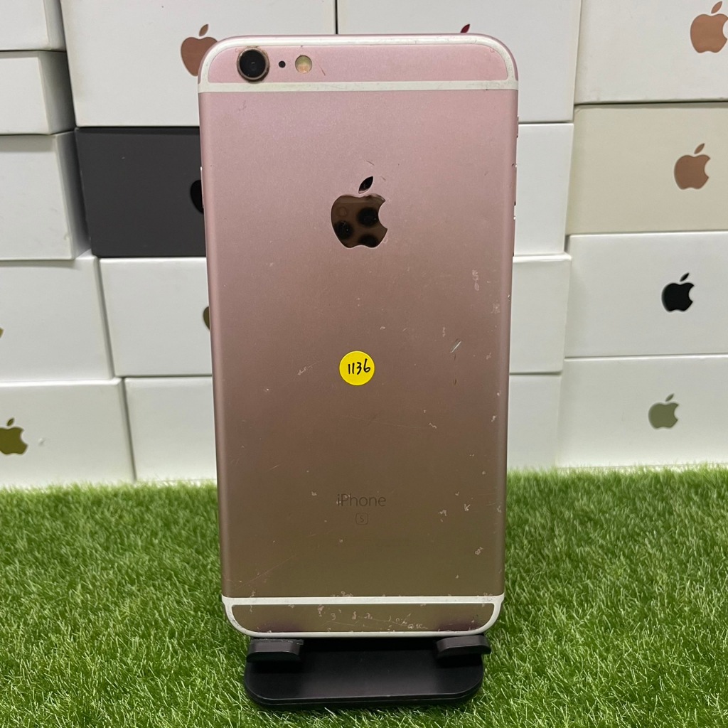 【瑕疵請看內文】Apple iPhone 6s plus 64G 5.5吋 粉色 新北 新埔 瘋回收 可自取 1136