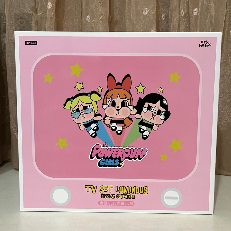 預購｜crybaby 哭娃 飛天小女警 電視機 展示盒 Popmart 泡泡瑪特