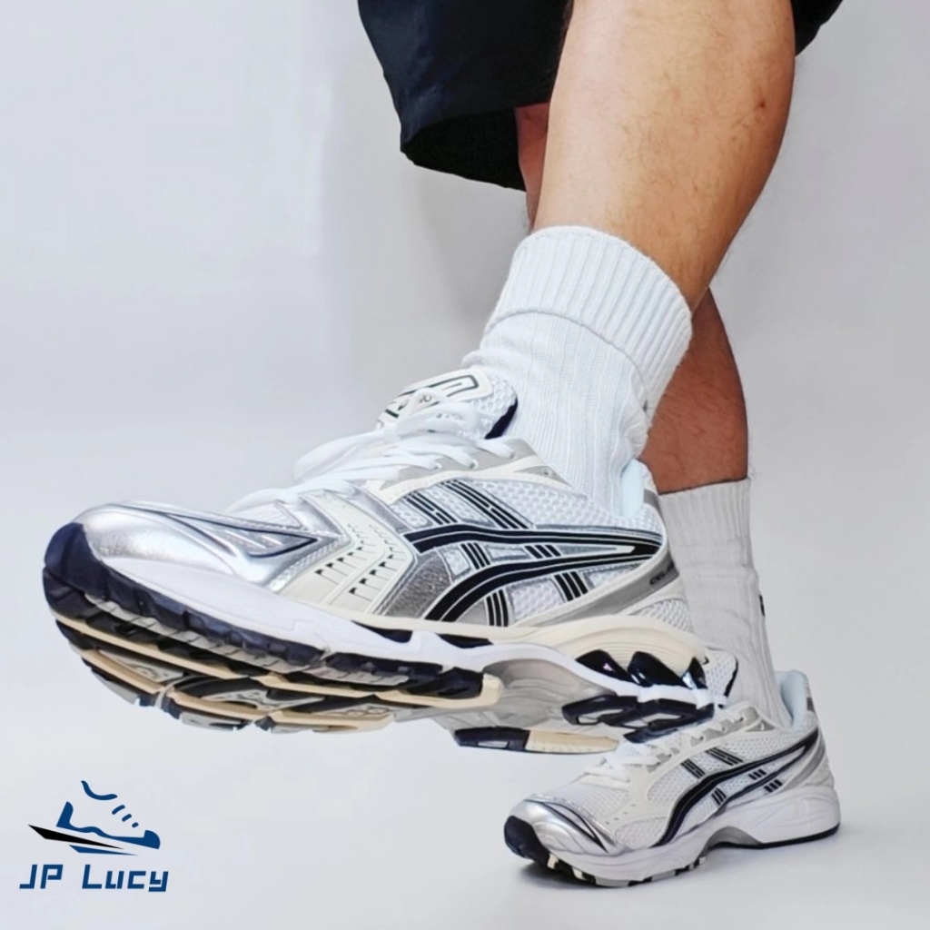 【JP代購】Asics Gel-Kayano 14 防滑減震 白銀 慢跑鞋 情侶款 黑白銀 1202A056-109