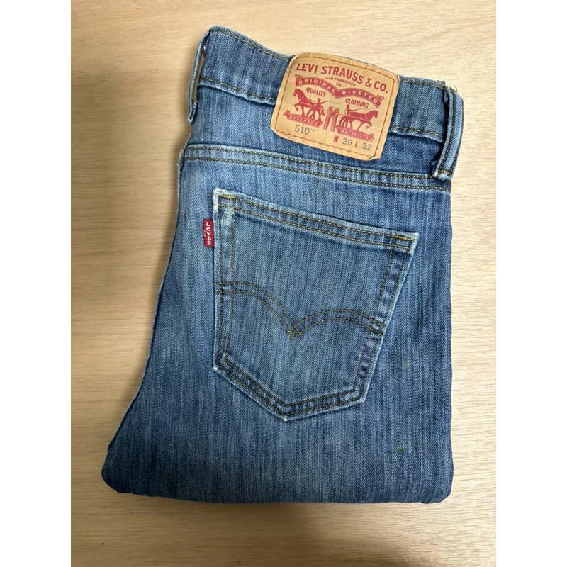 （二手褲-393）levis510TM微伸縮（29-30腰 0321）