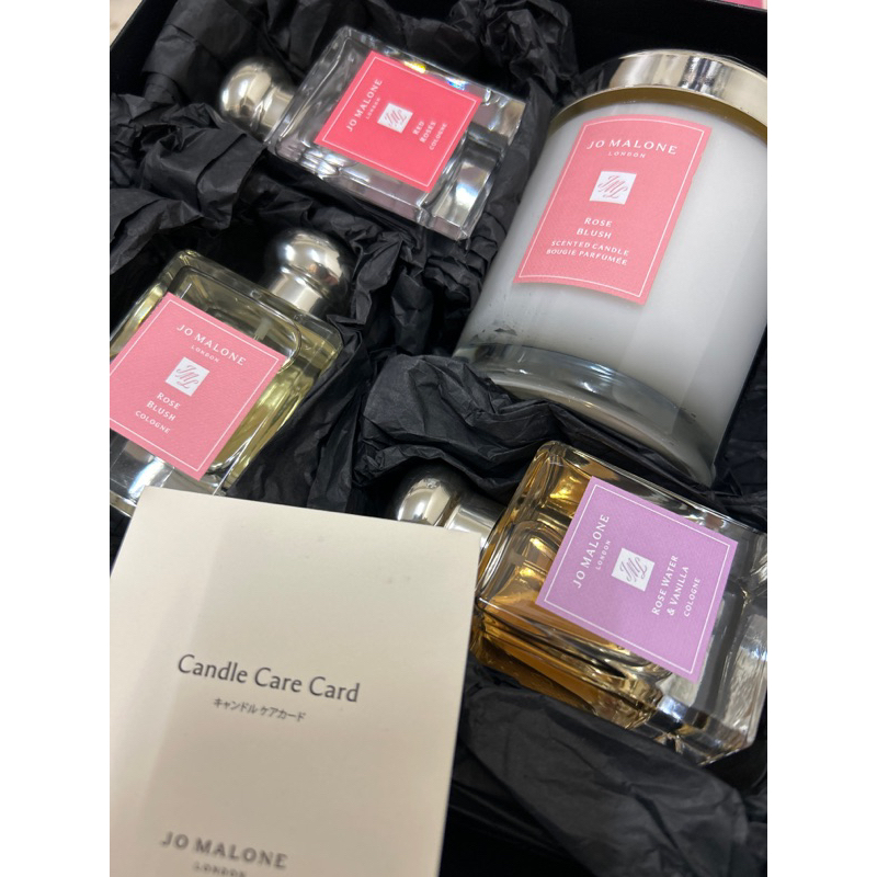 Jo Malone 玫瑰花語系列 香水 香氛蠟燭組合