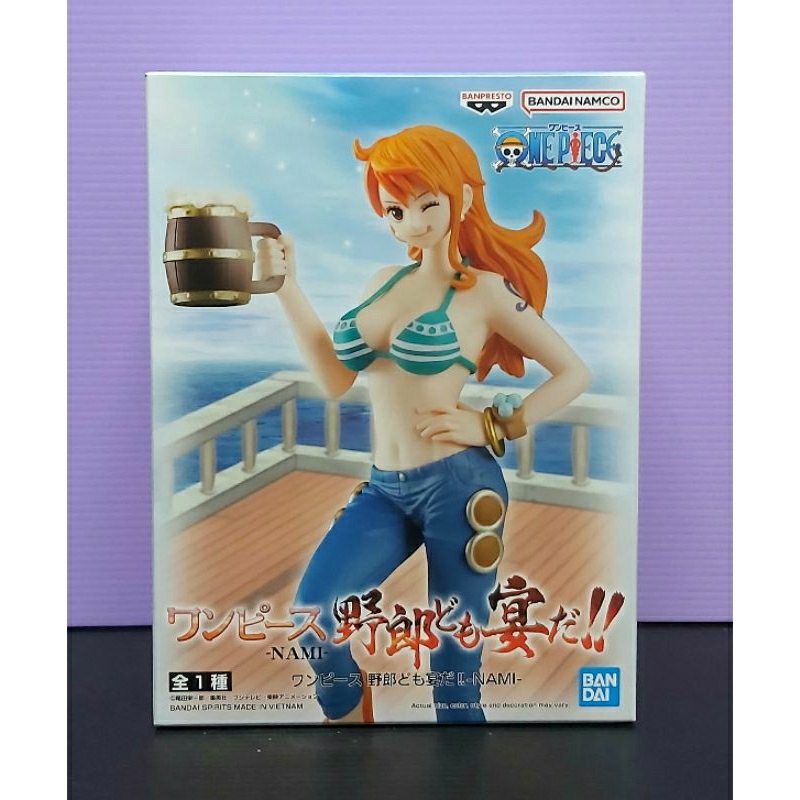 BANPRESTO 景品 航海王 夥伴們開宴會啦！ 娜美 公仔