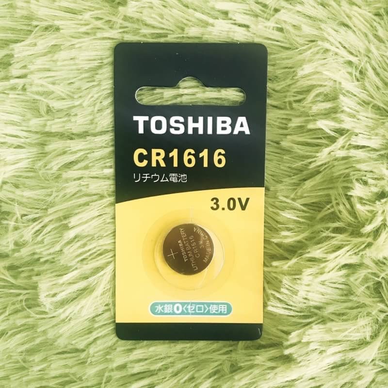 【TOSHIBA 東芝】《CR1616》鈕扣型鋰電池 3.0V  可適用 主機板/遙控器/耳溫槍/手錶/閃光燈