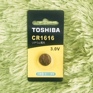 【TOSHIBA 東芝】《CR1616》鈕扣型鋰電池 3.0V 可適用 主機板/遙控器/耳溫槍/手錶/閃光燈