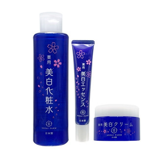 附發票！正品公司貨！日本製 SOZAI FARM 淨白肌修護化妝水 / 淨白肌修護精華乳 / 淨白肌修護精華霜
