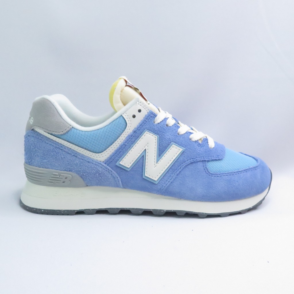 New Balance 574 男女休閒鞋 U574RCA 復古 麂皮 D楦 潟湖藍【isport愛運動】