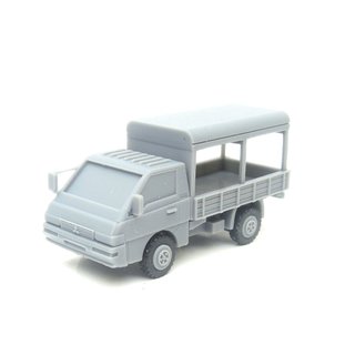HO規火車模型 1/87 三菱得利卡貨車 素模