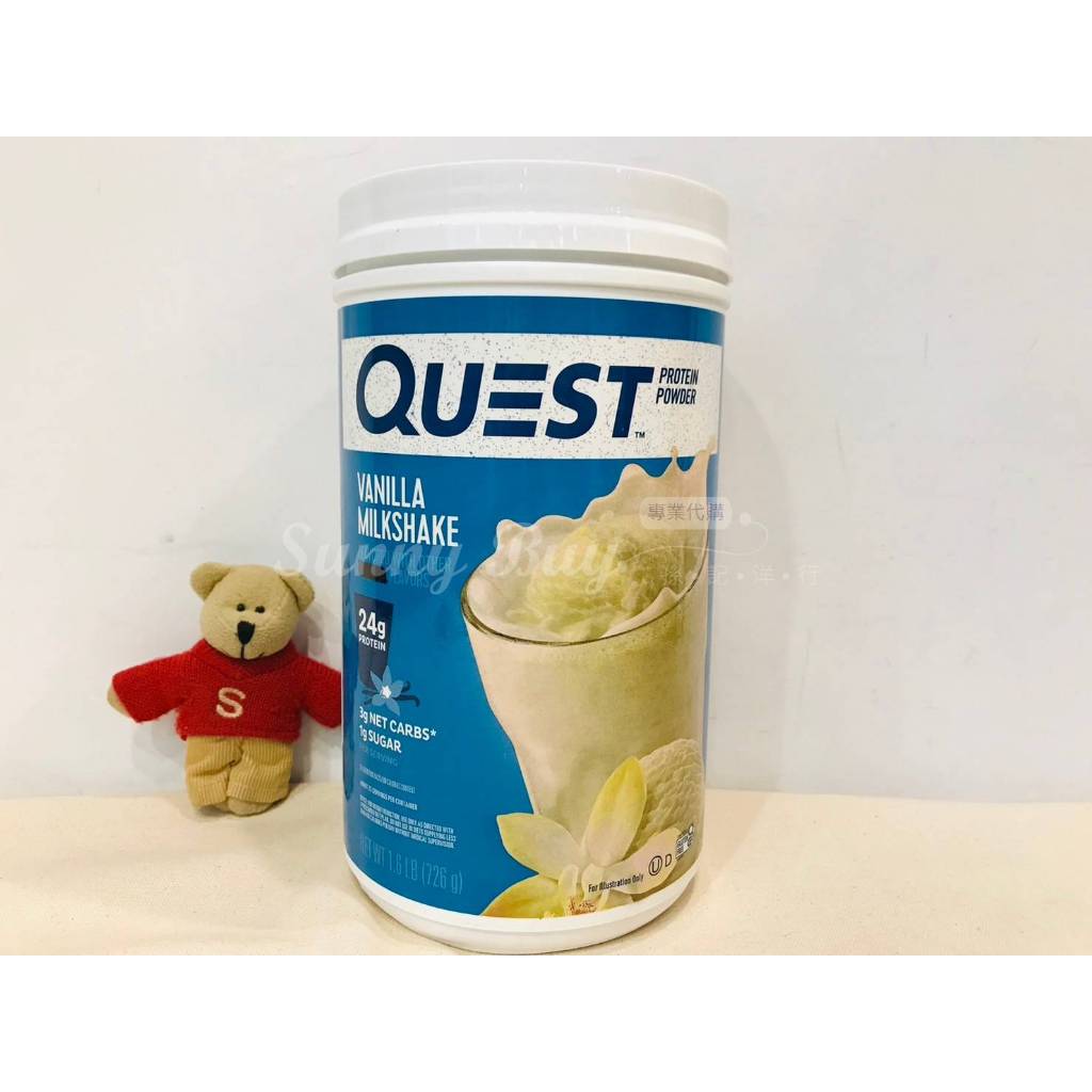 【Sunny Buy】◎現貨◎ Quest Nutrition 分離式乳清蛋白 香草牛奶 726g