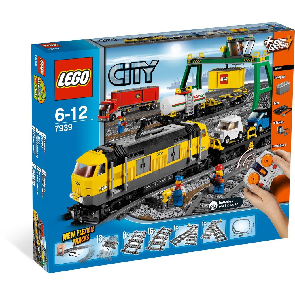 [吐司貓]LEGO 絕版 城市系列 7939 貨運火車(2010年)【新店自取11800元】全新未拆