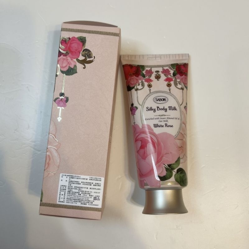 sabon 白玫瑰 絲綢身體乳液200ml