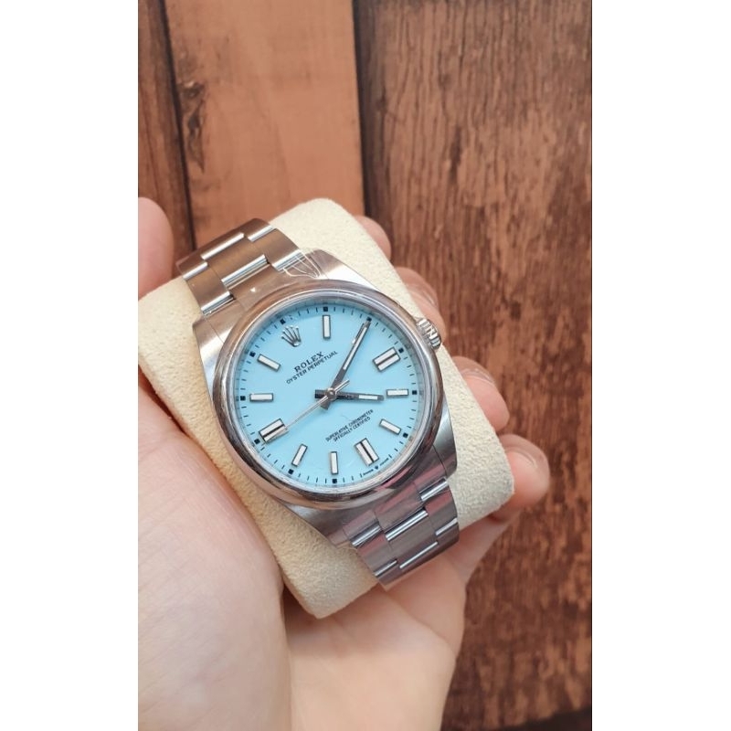 勞力士 Oyster Perpetual 124300 ROLEX 蠔式恆動型 新式保卡 41mm Tiffany