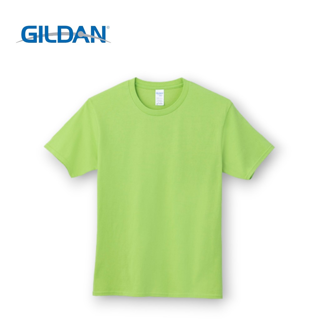 【衣服家】吉爾登GILDAN 76000系列 短袖 上衣 棉T 素T  T恤  寬鬆 圓領  亞規 柔棉 中性 果綠色