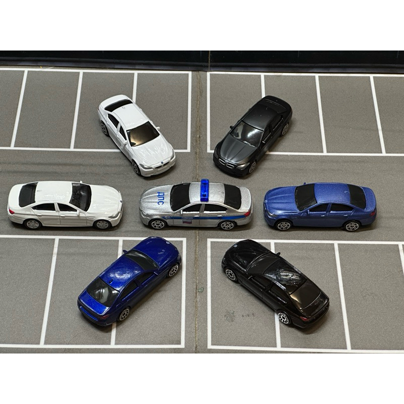 1/64 BMW M5 模型車 消光 藍色 寶馬 轎車 M power 550 f10 f11