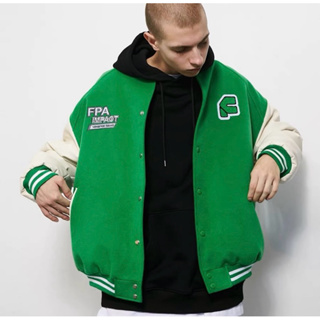 FPA美式綠色棒球外套