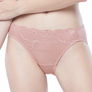 SWEAR 思薇爾 幸芙Bra系列 M-XL 蕾絲 低腰 三角 女內褲 (知性膚)
