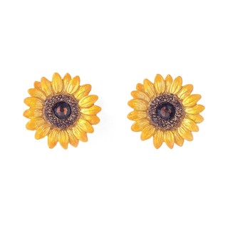 【Palnart Poc 官方正品】PA523 向日葵耳環｜日本製 盛開澄黃花朵 Sunflower✨🌻