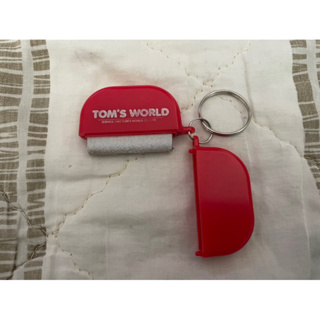 湯姆熊Tom's world 手機螢幕擦鎖圈 紅色