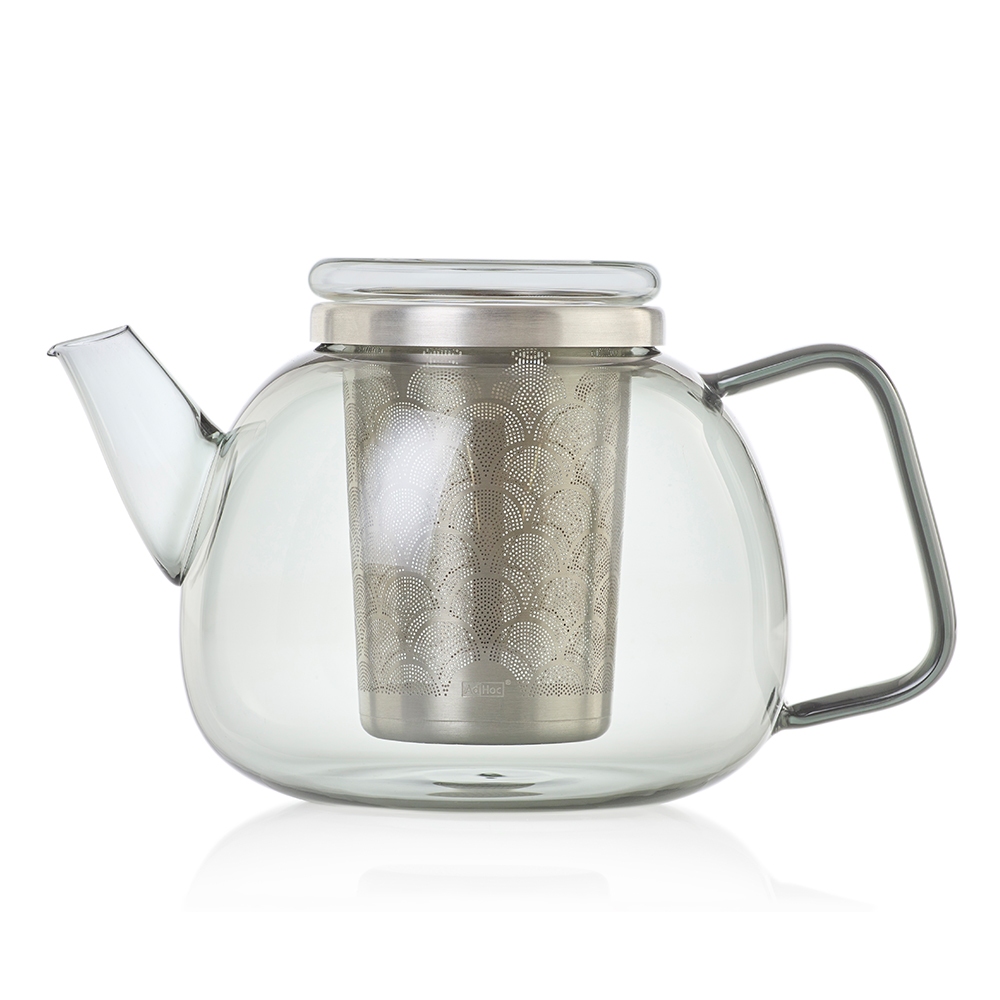 【德國AdHoc】晶璨YUNA玻璃泡茶壺(煙灰色)《WUZ屋子-台北》茶壺 茶具 泡茶 茶葉 玻璃