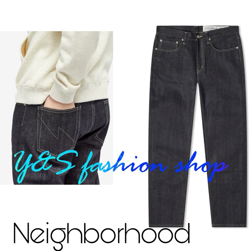 (Y&amp;S fashion) 🇯🇵Neighborhood rigid narrow jeans經典牛仔褲L號 現貨