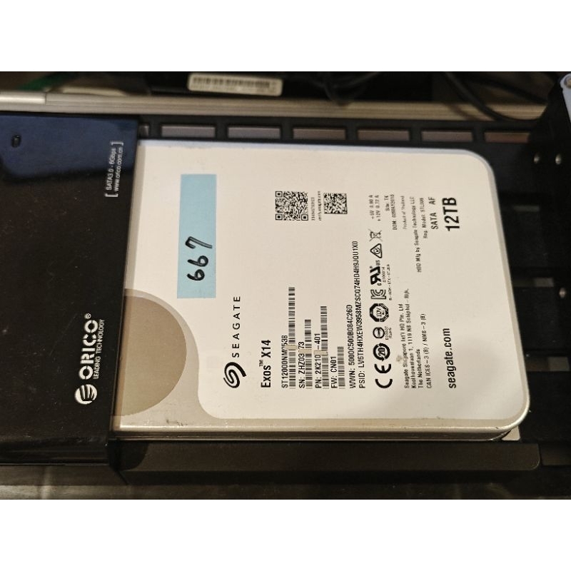 12TB 近全新 稀有大容量釋出 12TB 專業NAS硬碟   SATA 3.5吋  Seagate  EXO No.1