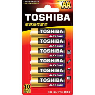 TOSHIBA 東芝 鹼性電池 3號AA 4號AAA 10入