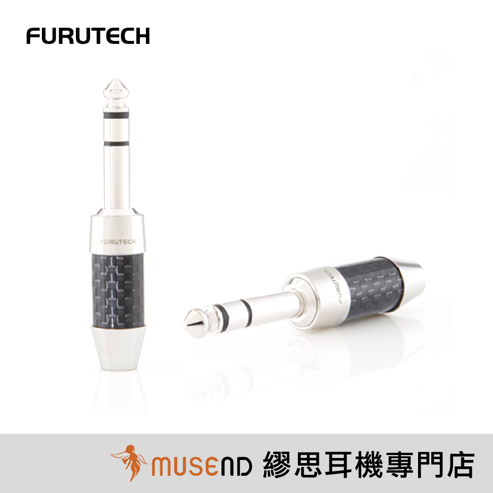 【FURUTECH 古河】CF-763SM(R) 碳纖維鍍銠 6.3mm 耳機端子 現貨【繆思耳機】