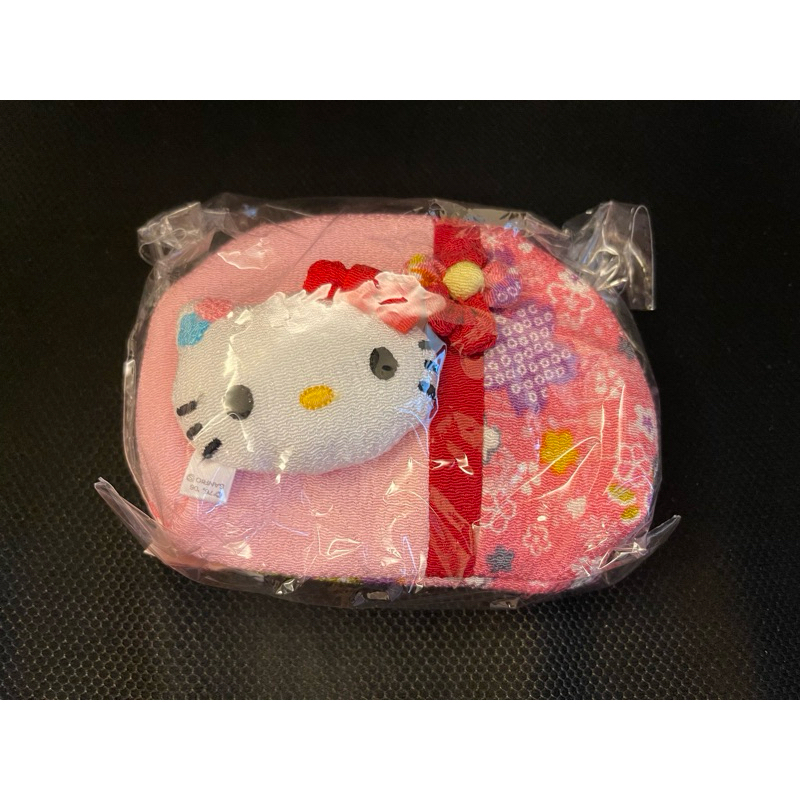 正版 日本 kitty 立體和風零錢包