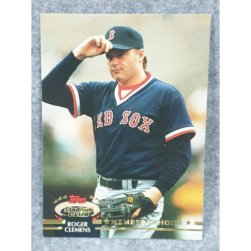 1992 Topps Stadium Club #593 Roger Clemens Boston Red Sox