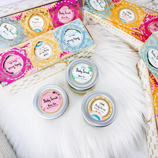 現貨 限量正品 SABON 茶語時光 迷你身體磨砂膏禮盒 茗金合歡/白茶/玫瑰茶語 60g 身體磨砂膏 磨砂膏 送禮推薦