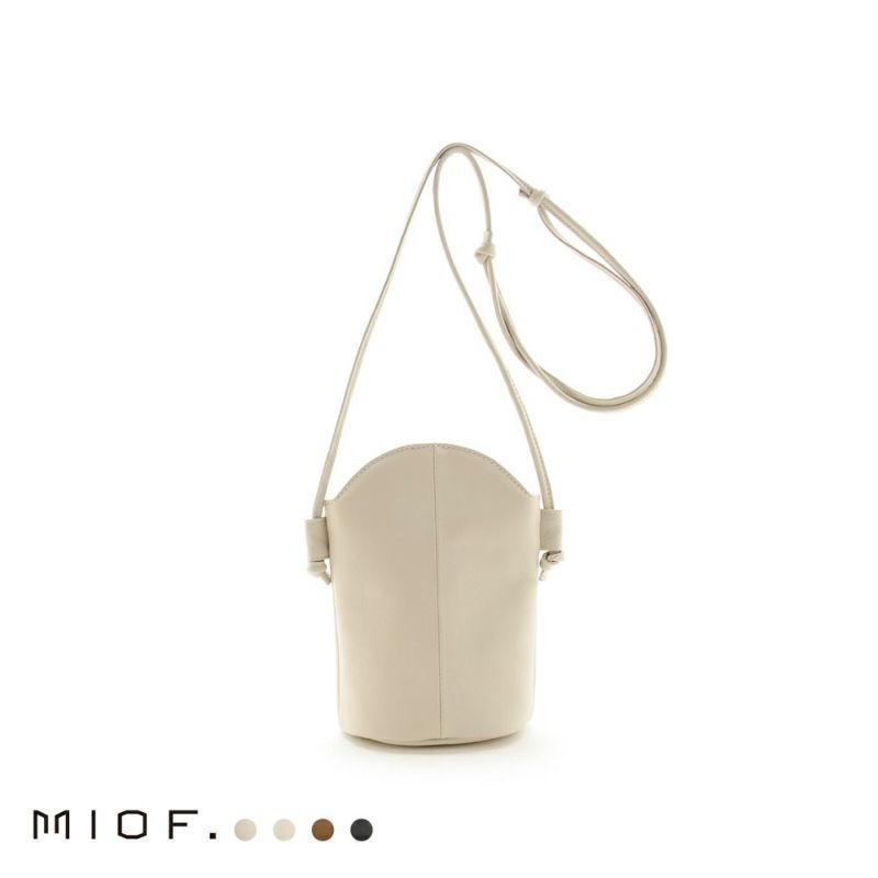 【預購】Firano [MIOF.] 日本製真皮系列 真皮圓口手機包 迷你單肩包