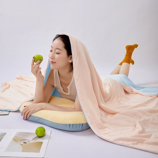 黑科技涼感夏被 素面雙色款 ～蓋比不蓋還涼