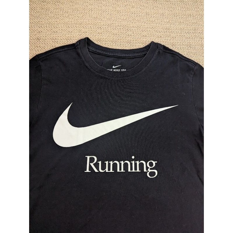 Nike running 黑色短袖棉質T-shirt S號