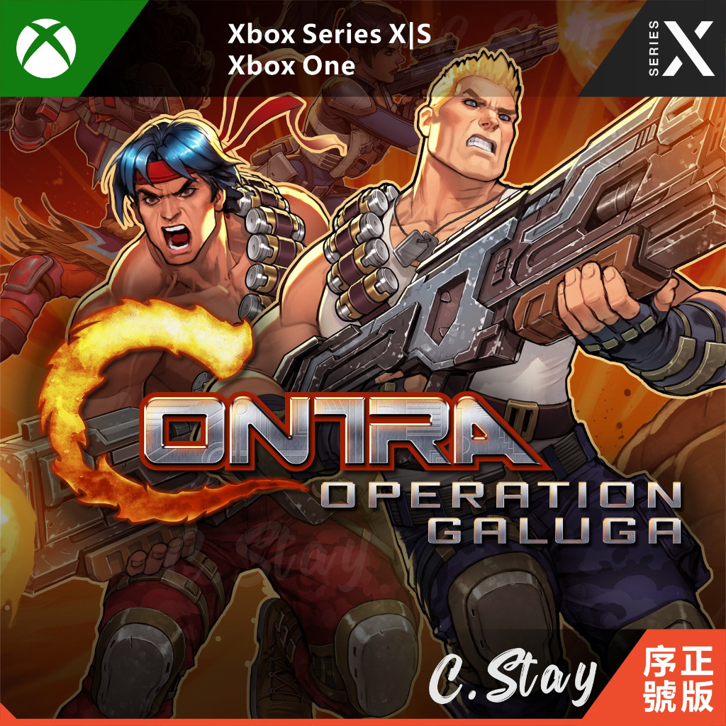 XBOX 魂斗羅 加盧加行動 XBOX ONE SERIES X|S 遊戲Contra Operation Galuga